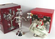 CANDELABRUM & COOKIE JAR
