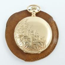 GOLD OMEGA POCKET WATCH
