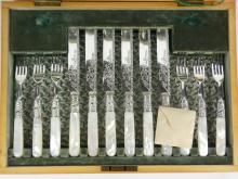 ANTIQUE ENGLISH DESSERT SERVICE