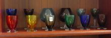 COLOURED GLASS STEMWARE