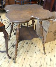 PARLOUR TABLE AND PLANT STAND