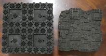 FOUR PATTERN PRESSES AND TRIVET