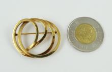 GOLD BROOCH