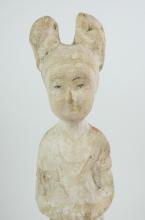 T'ANG DYNASTY POTTERY FIGURE