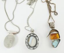 3 PENDANT NECKLACES