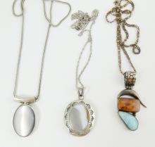 3 PENDANT NECKLACES