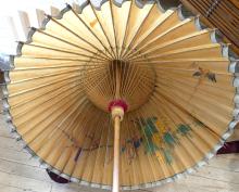 HAT, PARASOL AND FAN