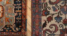 TWO SMALL PERSIAN RUGS