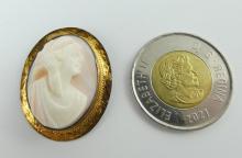 ANTIQUE CAMEO BROOCH