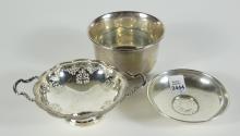 3 STERLING SILVER BOWLS