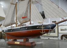 "BLUENOSE" WOODEN SHIP MODEL