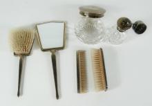 6-PIECE SILVER TOILETTE SET