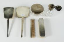 6-PIECE SILVER TOILETTE SET