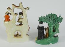 2 ANTIQUE FIGURE GROUPS