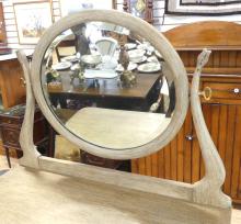 OAK DRESSER WITH SWING MIRROR