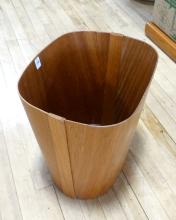 TEAK WASTEBASKET