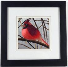 SET OF FOUR EMBROIDERED ARTWORKS