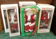 SIX ANIMATED CHRISTMAS FIGURES