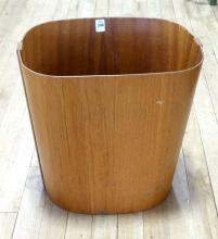 TEAK WASTEBASKET
