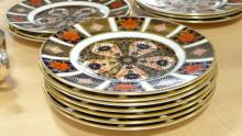 DERBY "IMARI 1128" BREAD AND BUTTER PLATES