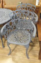 CAST ALUMINUM PATIO SET