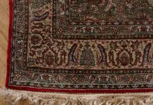 PERSIAN SILK AND WOOL RUG