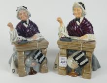 PAIR ROYAL DOULTON FIGURINES