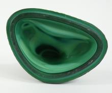 MALACHITE GLASS FIGURE