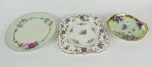 5 PORCELAIN TRAYS, DISHES & BOWL