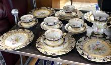 R.S. PRUSSIA "VIERSA" PORCELAIN DISHES