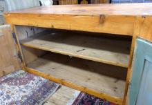 ANTIQUE PINE CONSOLE CABINET