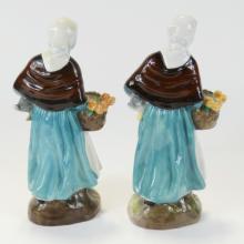 PAIR ROYAL DOULTON FIGURINES