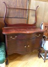 ANTIQUE MAHOGANY WASHSTAND