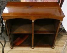 DIMINUTIVE MAHOGANY SHELF