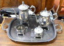 SILVERPLATE TEA AND COFFEE SERVICE