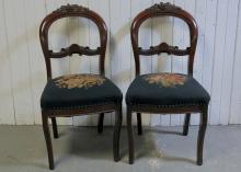 VICTORIAN SIDE CHAIRS