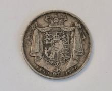 WILLIAM IV HALF CROWN