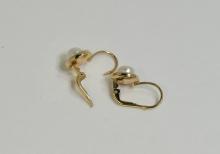 14KT GOLD PEARL EARRINGS