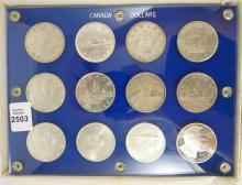 CANADIAN SILVER DOLLAR COLLECTION