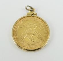 GOLD COIN PENDANT