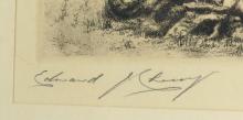 TWO SIGNED ETCHINGS