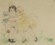 TWO SIGNED ETCHINGS