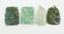 8 JADE PENDANTS