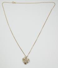 DIAMOND PENDANT ON CHAIN