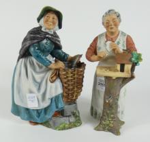 2 MATTE GLAZE ROYAL DOULTON FIGURINES