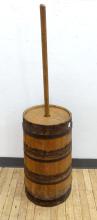 ANTIQUE "BARREL" BUTTER CHURN