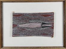 AUSTRALIAN BARK PAINTING
