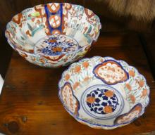 FOUR JAPANESE IMARI PORCELAIN BOWLS