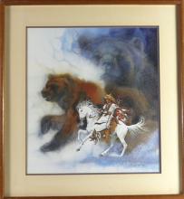 FOUR BEV DOOLITTLE PRINTS