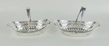 PAIR STERLING BASKETS